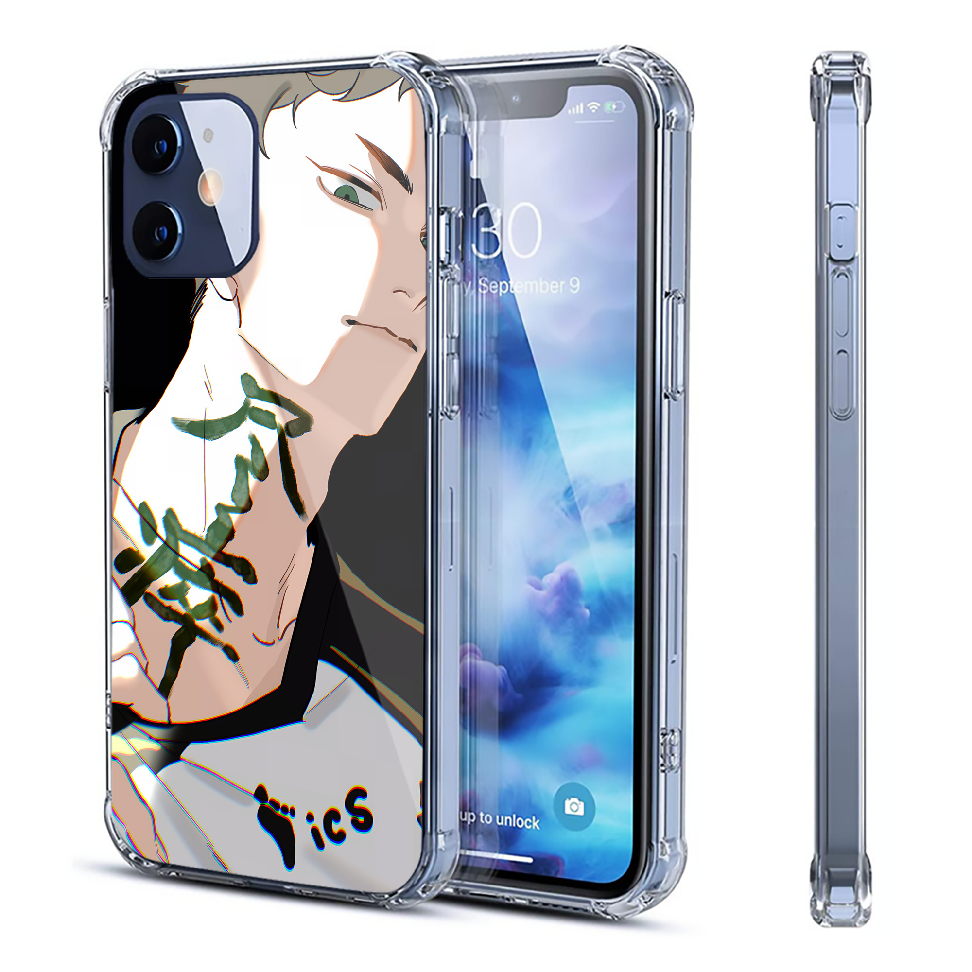 （画像用） ハイキュー!! Haikyu!! 【iPhone 12シリーズ対応】透明スマホケース（クリアソフトケース）